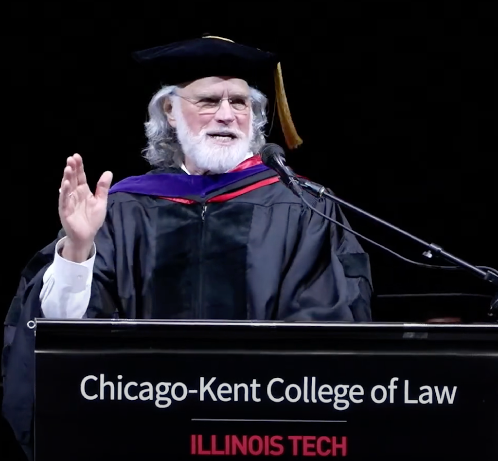 Jeffrey Weiner speaking at Chicago-Kent College