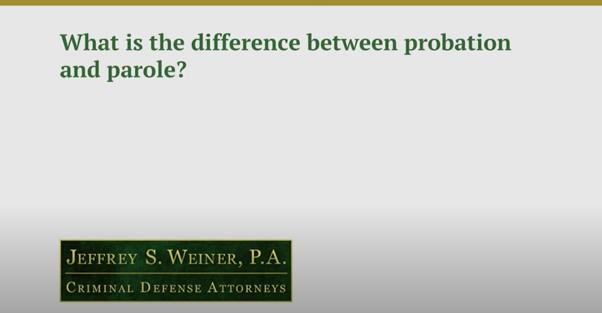 What Is the Difference Between Probation & Parole?