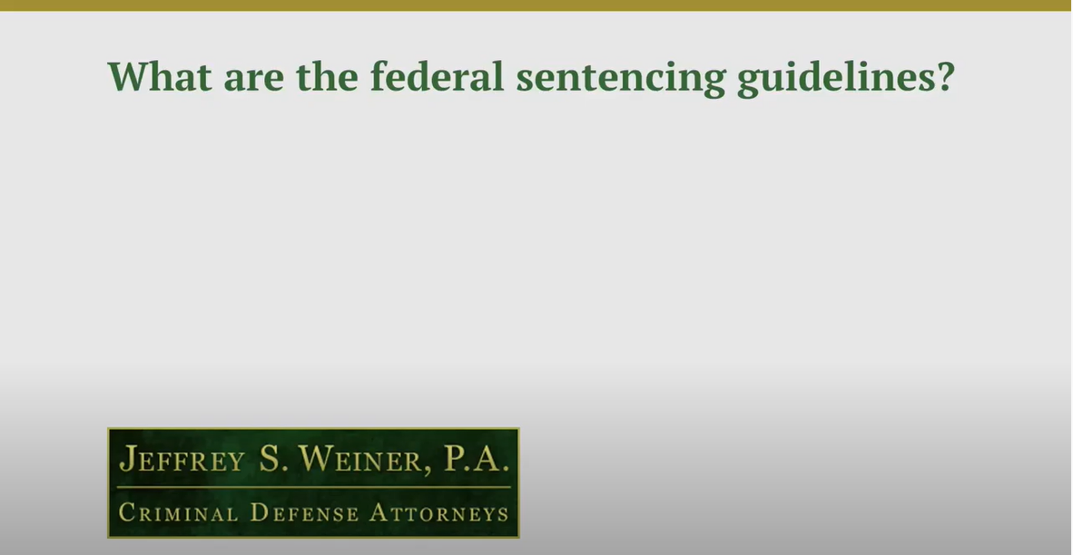 What Are the Federal Sentencing Guidelines?