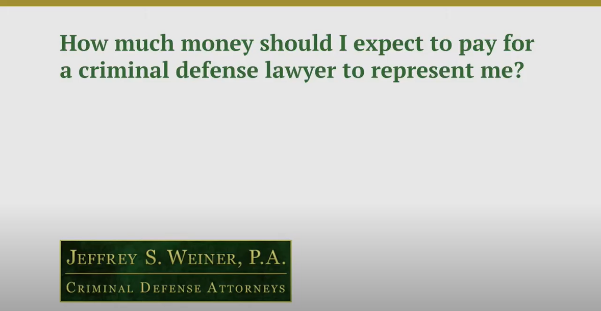 How Much Money Should I Expect to Pay for a Criminal Defense Lawyer to Represent Me?