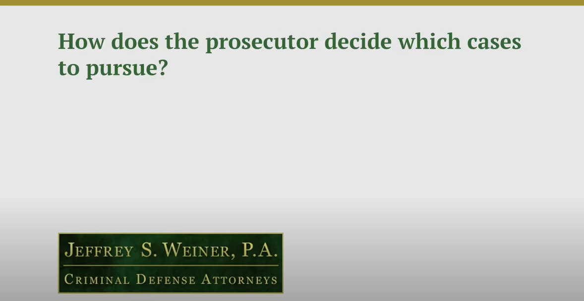 How Does the Prosecutor Decide Which Cases to Pursue?