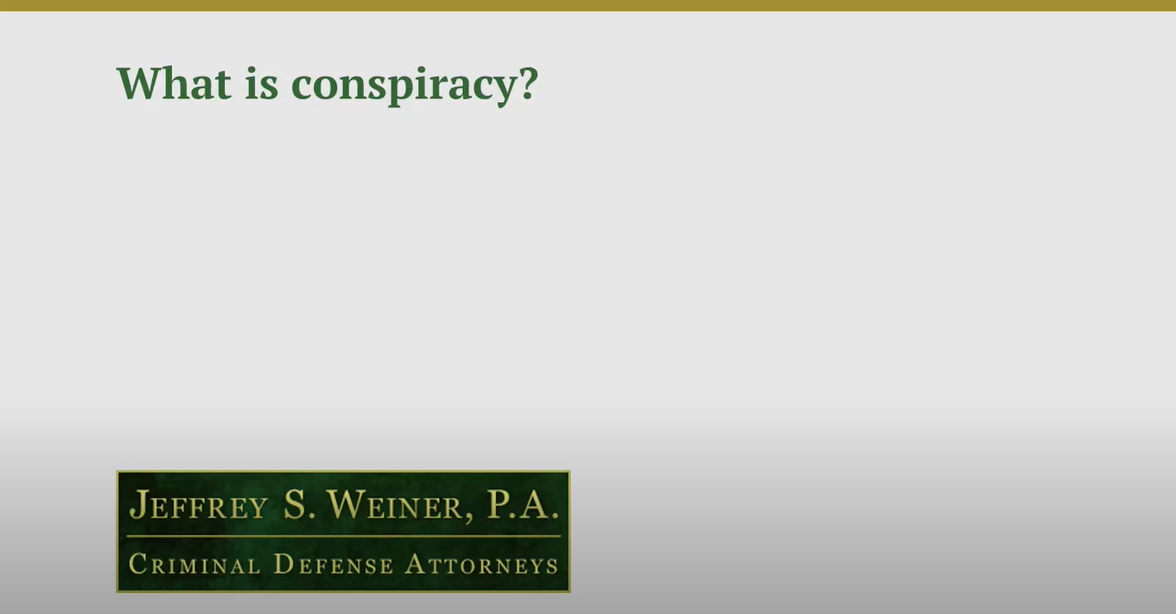 What Is Conspiracy?
