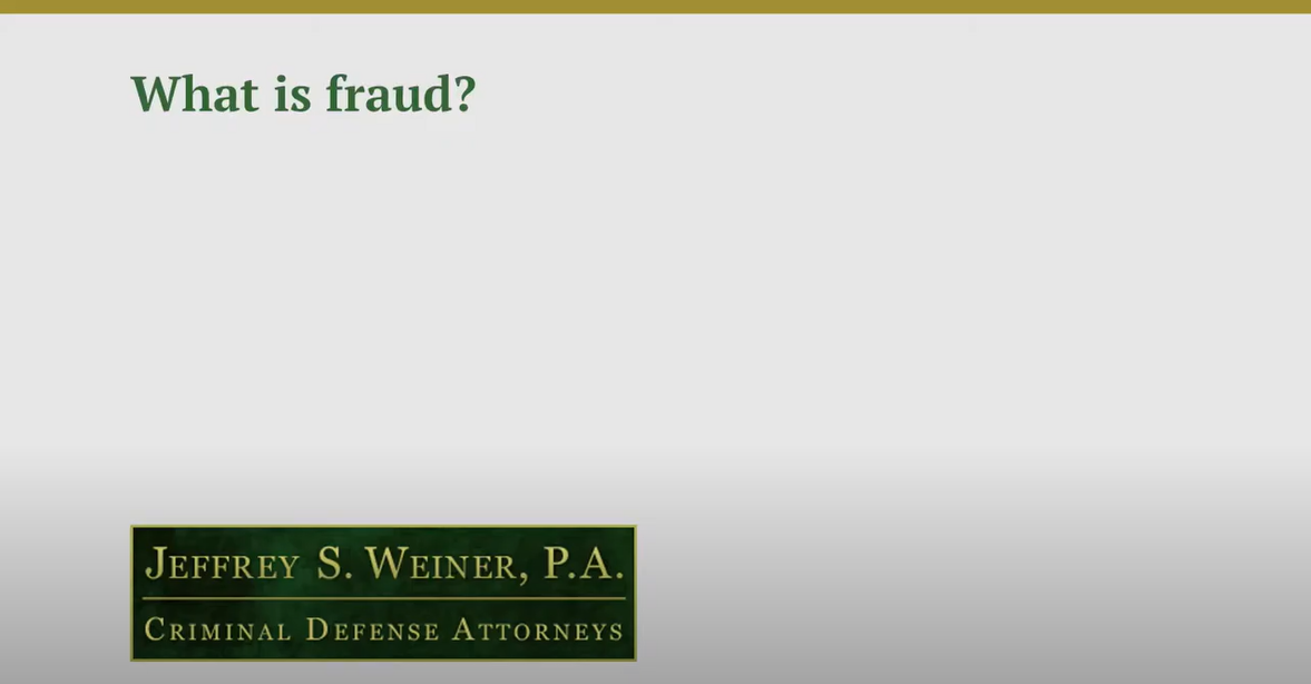 What Is Fraud?