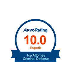 Avvo 10.0 Rating - Criminal Defense Image